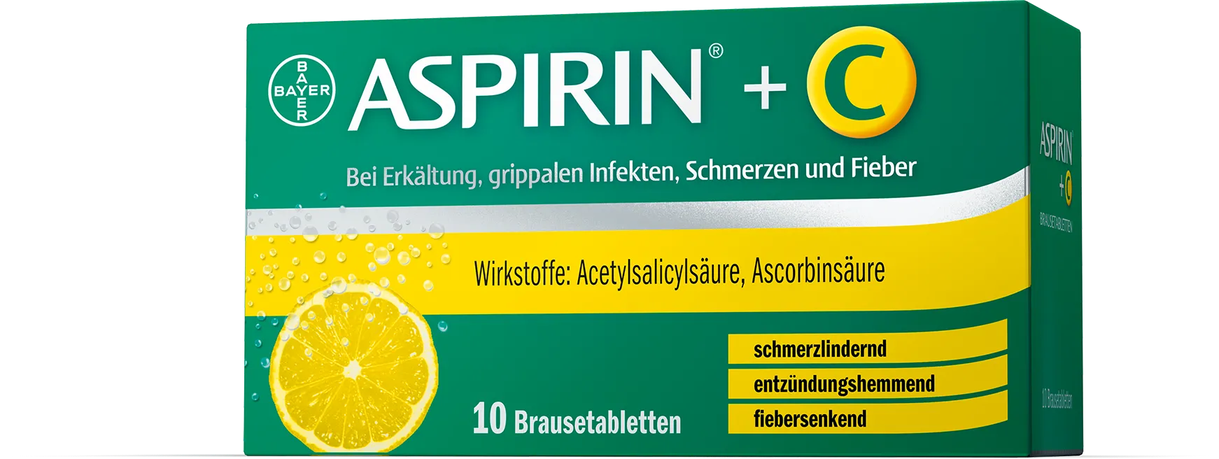Aspirin +C Brausetabletten 10 Stück