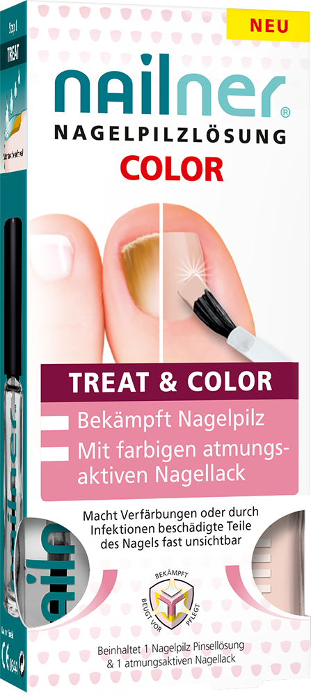 NAILNER TREAT AND COLOR2X5ML
