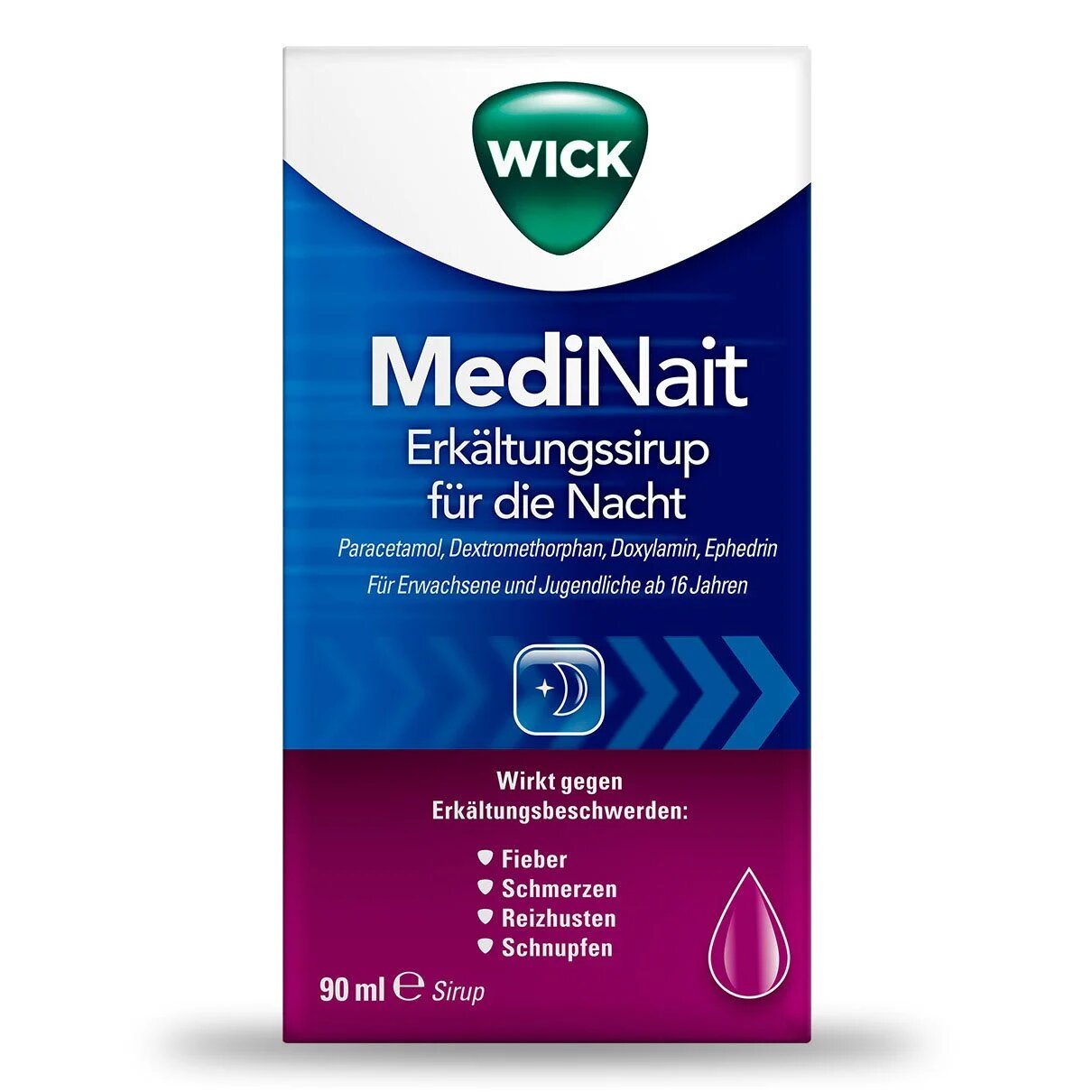 WICK MEDINAIT ERKÄLTUNGSSIRUP FÜR DIE NACHT