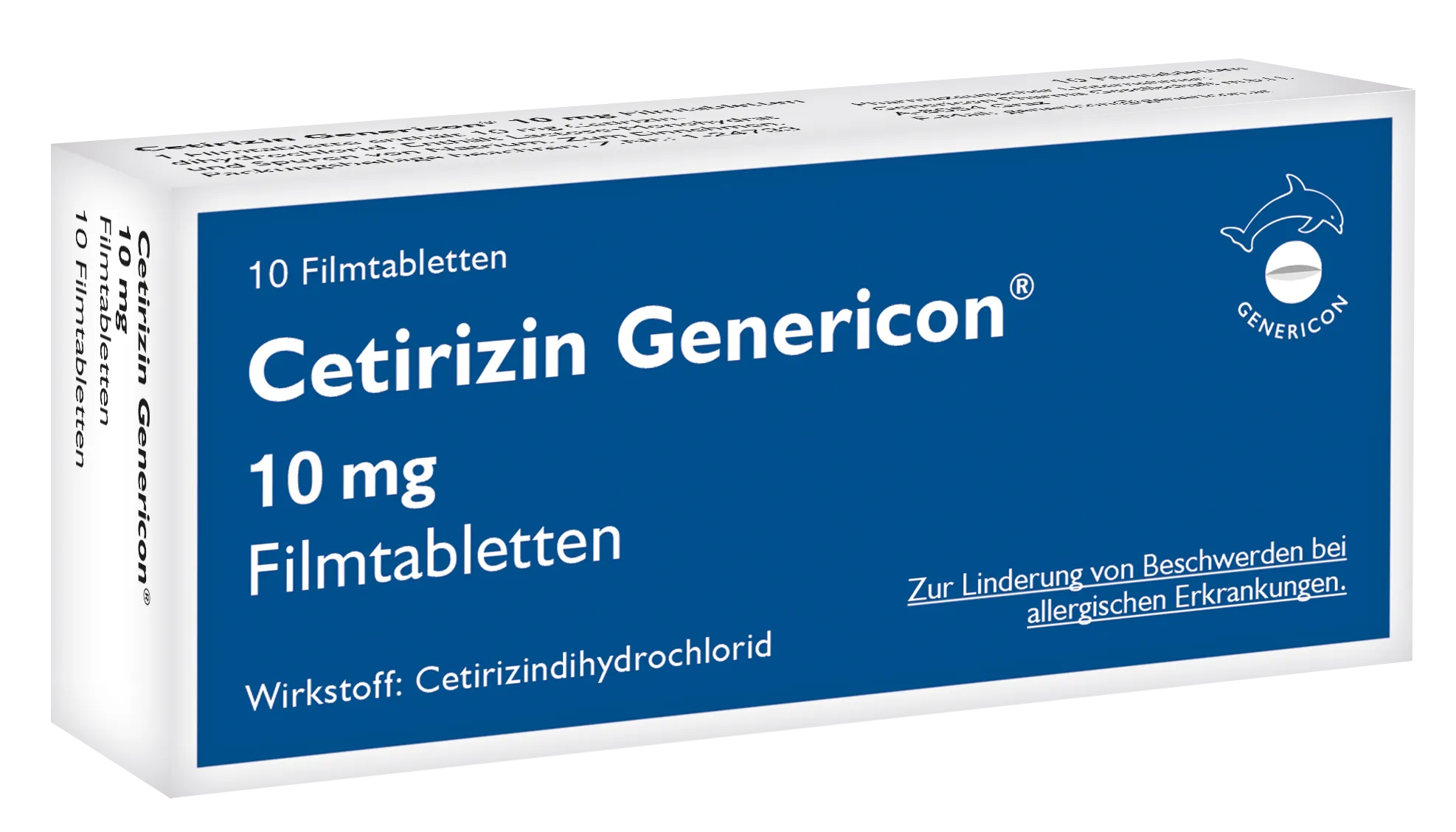 CETIRIZIN GENERICON FILMTABLETTEN 10MG