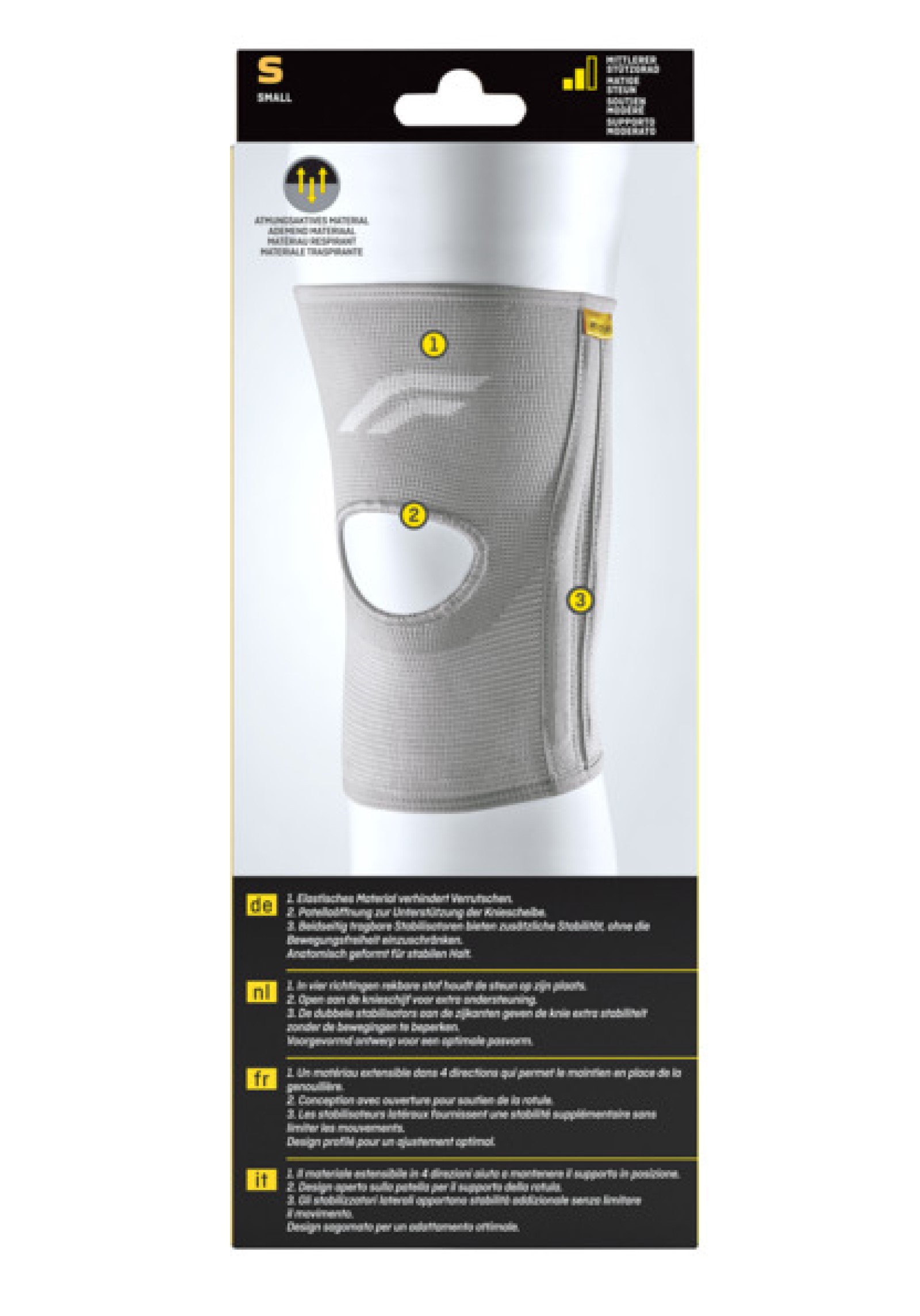 FUTURO™ Knie-Bandage mit seitlicher Unterstützung 46163, S (30.5 - 36.8 cm)
